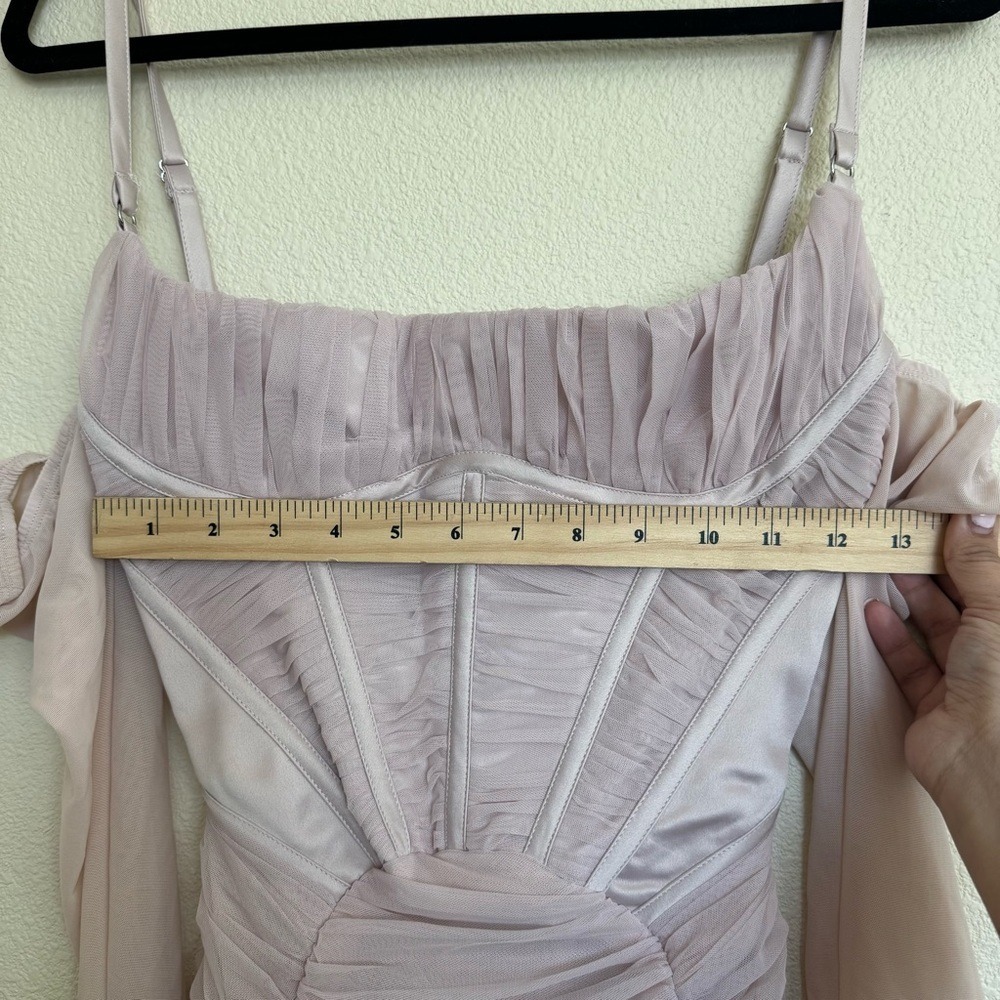 House of CB 'Freyja' Crystal Gathered Corset Dress NWOT size XS - Picture 8 of 14